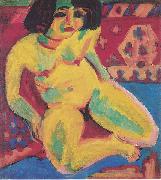 Ernst Ludwig Kirchner Frauenakt (Dodo) oil painting on canvas